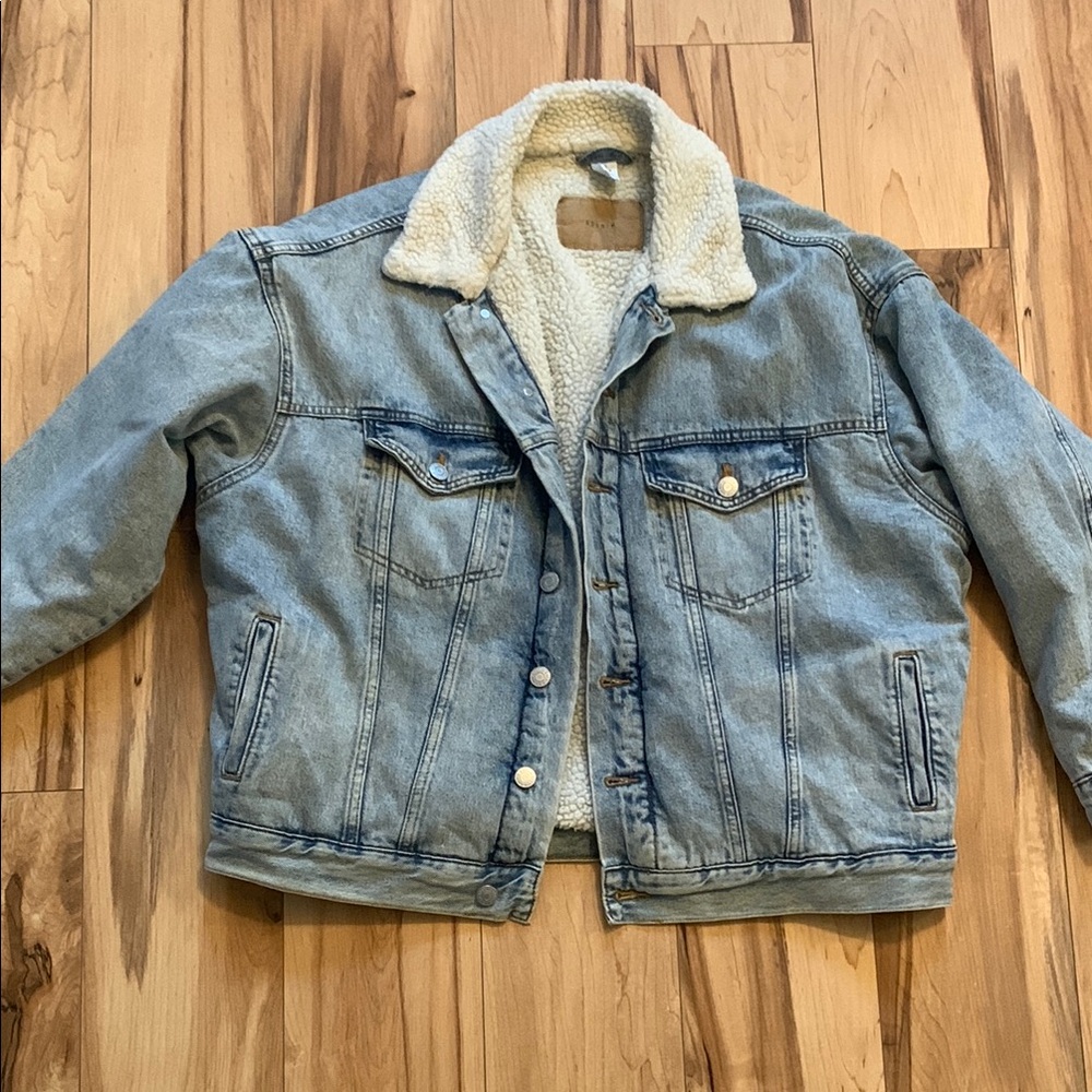 Sherpa Lined Denim Jacket